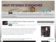 Tablet Screenshot of kristipetersenschoonover.com